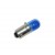 lamp 12V  4w     ba9s blauw